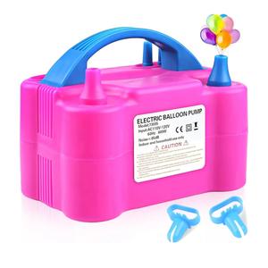Balloon Pump Electric,110V 600W Balloon Blower Inflator Dual Nozzle Air Pump Balloons Inflator for Decoration, Party, Sport,Gifts:2 Balloon Tying Tools