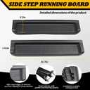 2PCS Side Step Running Board Compatible with 1997-2006 TJ Wrangler 2.4L 4.0L L6 Gas Side Step Nerf Bar Black PW4511
