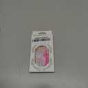 24 Pcs Spring Press on Nails Short Almond - YEFIUO Colorful Fake Nails Press ons French Nail Art Tip Full Cover Acrylic False Nails Glue on Nails Kit with Colorful Glossy Ombre Design for Women