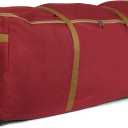 CoverMates Christmas Tree RCA Bag 48 W x 20 D x 20 H with Wheels Red Polyester