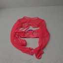 Avidlove Sexy Lingerie Set Rave Outfits For Women Fishnet Long Sleeve Crop Top Sheer Bra and Panty 3 Piece (Small, Neon Pink)