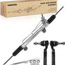 A-Premium - Hydraulic Power Steering Rack and Pinion Compatible with RWD Chevrolet & GMC Models - Silverado 1500, Sierra 1500, 1999 2000 2001 2002 2003 2004 2005 2006, with Outer Tie Rod Ends