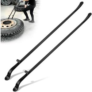 Ransoto 2 Pcs Tire Mount Charger Replace Tools   Tire Mount and Demount Iron Tire Bars Tire Changing Tool for Tubeless Tires Auto Trucks ATV RV Trailer Aircraft