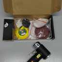 SI FANG 2'' 3'' Mini Orbital Air Sander High Speed Random Orbital Sander Detail Sanders for Auto Body Work, Latest Stable Version
