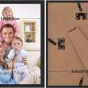 Giftgarden 8.5x11 Picture Frame Black, 8.5 by 11 Award Certificate Diploma Document Frames for Wall or Tabletop Display, 5 Pack