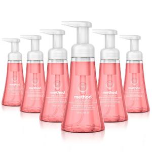 Method Foaming Hand Soap, Pink Grapefruit, 10 fl oz, (Pack of 6)