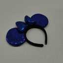 Mouse Deluxe Ear Bow Headbands Sequins Hairbands Women Hair Accessories For Cosplay Costume Party (Royal Blue)