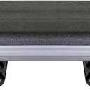 The Original STEP Exercise Step Platform, Health Club Size Stepper for Exercise at Home with 4 Stackable Risers for Height Adjustments (Pink)