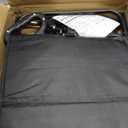 Collapsible Wagon 220 lbs, Heavy Duty Wagon Carts Foldable, Portable Wagons for Groceries, Beach Cart with All-Terrain Wheels & Drink Holders, Utility Wagon for Shopping, Sports, Camping, Black