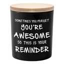 BFJLIFE Candles Gifts for Men Unique Valentines Fathers Day Christmas Anniversary Birthday Gifts for Him Brother Boyfriend Husband Stocking Stuffers for Men Novelty Sandalwood Scented Soy Candle 2 Pack