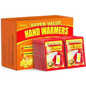 Hand Warmers Disposable 10/30/55/90/175/125/240/375/500/700Pcs, Long-Lasting Up to 12 Hours for Warm Body, Safe Portable Hand Warmers for Hand & Foot, Heater for Camping, Fishing, Winter