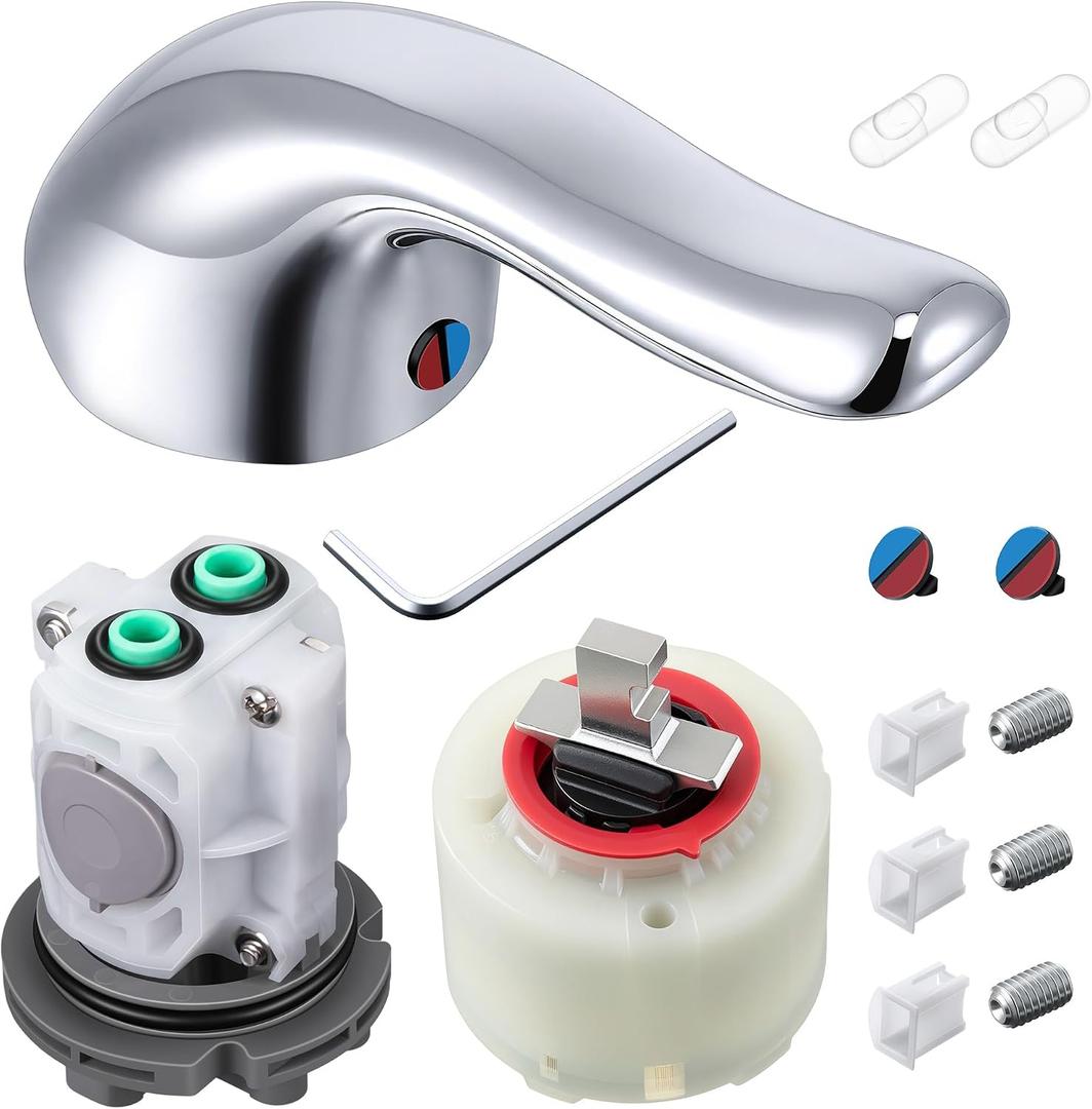 Shower Valve Repair Kit, Compatible with American Standard M962160-0020A 023529-0070A M952100-0070A, for Single Lever Pressure Balance Bath and Shower, Lever Handle with Cartridge Assembly