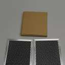 Microwave Charcoal Filter 5.35” x 5.03” for 8206230A Maytag and Whirlpool Microwave Filter Replacement - Carbon Filters Freshens and Filters Kitchen Air in Over the Range Oven Vent Fan (4-Pack)
