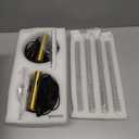 Plug in LED Wall Sconces Set of Two, 3000K-6000K Dimmable Modern LED Wall Lights with Remote 360Rotate Black Gold Wall Mounted Lighting for Living Room Hallway Bedroom Vanity 24 Inch 2 Pack