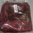 VACVELT 50 Pack Burgundy Satin Napkins - 17x17 Inch Square Dinner Napkins for Wedding, Banquet, Party