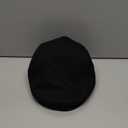 Men's Newsboy Hat with Earflaps Flat Ivy Caps Irish Cabbie Cap (Black)