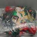 Juegoal 2 Pack Mini Christmas Tree Set 24 Inch / 2 FT, Table Top Artificial Christmas Trees with 50 LED Lights, Xmas Ornaments and Red Berries, Best DIY Christmas Decorations (Green)