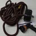 75 ft Expandable Garden Hose - Kink Free Flexible Water Hose with Thumb-Controlled 10-Function Nozzle, 3/4 Solid Brass Connectors, Retractable Latex Core - Lightweight Expanding Hose