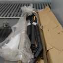 VIVOSUN Outdoor Handrail, 4 Step Stair Handrail, 54" x 36" Fits 1 to 4 Steps, Wrought Mattle Iron Stair Railing with Curved End and Balusters for Concrete Step, Porch Steps, One-Step Assembly, Black