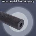 Pipe Insulation Foam Tube 1-1/2"ID*3/8" Foam Tubing Black Pipe Cover Heat Preservation for Outdoor Water Pipe Insulation,AC Unit, Guitar Stands, Exercise Machine Handle and Roof Rack Etc