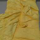 Wrap Around Dust Ruffle Bed Skirt - Yellow - for Queen Size Beds with 15 Inch Drop - Easy Fit Elastic Strap - Adjustable Pleated Bedskirt w/Brushed Fabric Wrinkle Free - for Women, Men, Kids & Teens