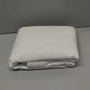 jinchan Winslow Linen Curtains for Bedroom 96 Inches Length Embroidered Bordered Floral Curtains for Living Room Farmhouse Decor Light Filtering Window Treatments White on White Drapes 2 Panels