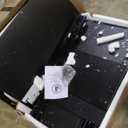 Crosley Furniture Everett Media Console and Record Player Stand with Storage for Vinyl Records, Matte Black