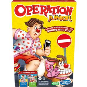 Hasbro Gaming Operation Junior Board Game | Operation Game for Younger Kids | Ages 3 and Up | 2 to 4 Players | Preschool Games | Fun Games for Preschoolers