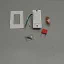 MOES WiFi Smart Light Switches, No Netural Wire No Hub Required, 2.4GHz Single Pole Switch, Compatible with Alexa Google Assistant (1 Gang Switch)