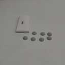 Shower Curtain Weights, Magnetic Silicone Wrapped Heavy Duty Premium Shower Curtain Liner Clips Added Weight - 4 Pack(Gray) (Grey)