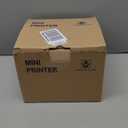 vretti Thermal Receipt Printer, 3'1/8 80mm Direct Thermal Printer with USB Serial LAN Port - Kitchen POS Printer ESC/POS Command Support Cash Drawer (Black)