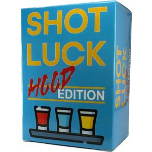 Shot Luck The Hood Edition - Adult Drinking Card Game - Hilarious Party Game for Urban Vibes - 100 Cards of Non-Stop Fun, Icebreaker for Kickbacks, Pregames & House Parties - Guaranteed Laughter