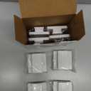 8 Pcs Large Self Adhesive Clips Wall Tapestry Clips No Drilling Towel Holder Adjustable Spring 15 mm Flag Hanger for Bathroom Kitchen Home Office Hotel(White,Rectangle Style)