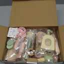 Wooden Makeup Toy Set, Pretend Play Makeup Set for Kids Toddlers, Play Beauty Makeup Kit for Girls 3 4 5 6 7 Year Old