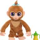 FurReal Peanut The Playful Monkey Interactive Toy, 15-inch Realistic Plush, Kids Toys for Ages 4 Up by Just Play (Large)