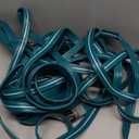 LINEX Sprinkler Soaker Hose 25 ft for Garden Lawn Watering Hose with Hose Stakes 
Blue-Green