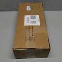 Tension Curtain Rod by EZFurni,42-123 Inches, Heavy Duty Tension Rods for Windows, No Drilling Adjustable Curtain Rod for Patio, Hold Up Blackout Curtains and Non Slip, Black