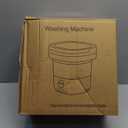 Portable Washing Machine, 15.5L Upgraded with Spin Basket Laundry Machine, 3 Cleaning Modes Suitable for Small Clothes, Foldable Design Ideal for Hotel, Home, Apartment and Campain