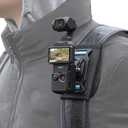 SUREWO Osmo Pocket 3 Backpack Mount,Bag Belt Shoulder Strap Mount with Extended Border Compatible with DJI Osmo Pocket 3 (For Pocket 3)