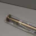 Ivilon Tension Curtain Rod - Spring Tension Rod for Windows or Shower, 24 to 36 Inch. Warm Gold