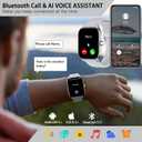 Smart Watch for Women Men(Answer/Make Call), Smartwatches with Heart Rate/SpO2/Sleep/Stress Monitor, IP68 Waterproof Activity Tracker for Android iPhone, 100+ Sports Fitness Watches (Gray, 2.01)
