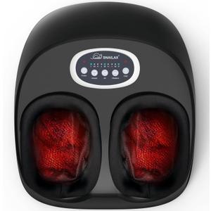 Snailax Foot Massager with Heat, FSA HSA Eligible, Kneading, Compression, Vibration, Shiatsu Feet Massage Machine for Plantar Fasciitis, Neuropathy, Foot Warmer, Christmats Gifts for Women Men,Size 13