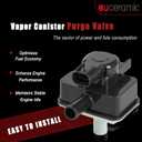 AUCERAMIC Vapor Canister Purge Solenoid Valve for 2014-2019 Toyota Corolla, 2017-2018 Corolla iM 1.8L, for 2022 Lexus NX250, NX350h, NX450h+ 2.5L, 2018-2022 LS500, LS500h 3.4L 3.5L Replace# 994-116