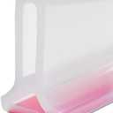 Duzzy 67 Inch Shower Threshold Water Dam, Shower Water Guard to Keep Water in Shower, Shower Water Stopper Dry and Wet Separation Suitable for Bathroom and Kitchen (Clear)