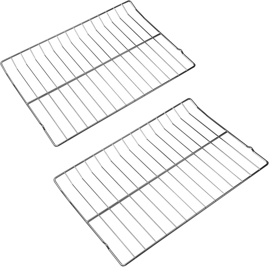 DG75-01001C Oven Rack, Compatible with Samsung Stove Oven Accessories DG75-01001A NE63A6511SS NX60A6511SS, 304 Stainless Steel Oven Rack, 2 Pack