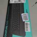 Logitech Signature K650 Comfort Full-Size Wireless Keyboard with Wrist Rest, BLE Bluetooth or Logi Bolt USB Receiver, Deep-Cushioned Keys, Numpad, Compatible with Most OS/PC/Window/Mac - Graphite
