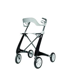 byACRE Carbon Ultralight Back Rest for Wide Model Rollator, Gray Adjustable Back Support Accessory, Rollator Not Included
