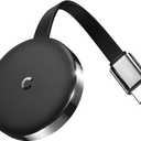 Wireless HDMI Display Dongle Adapter, 1080P/2.4G+5.8G, One-Click Mirroring Stream Video/Audio for Phone, i-Pad, Android, Windows/Laptop to HDTV/Projector/Monitor, Support Airplay/DLNA Miracast