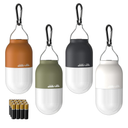 RECHOO Camping Essentials, 4 Pack Camping Lantern for Power Outages, Portable Camping Tent Lights with Clip Hook for Outdoor, Survival Gear for Hurricane, Emergency Supplies (Battery Included)