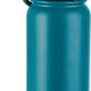 GOPPUS 20 Oz Insulated Stainless Steel Water Bottle BPAFree Sports Water Bottle, Great for Travel, with Chug Lid Leak & Sweat Proof with AntiDust Lid